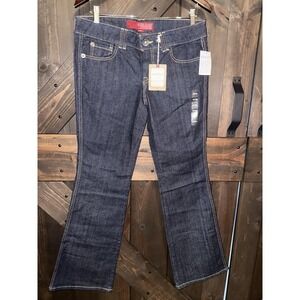 Y2K‎ VTG Guess Women's NEW Jeans Sz 29 R Sweetheart Low Rise Dark Boot Flare